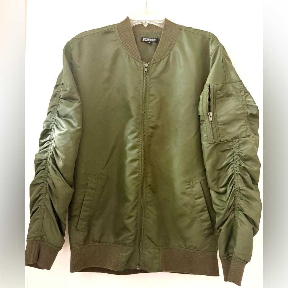 Men's Olive Bomber Jacket